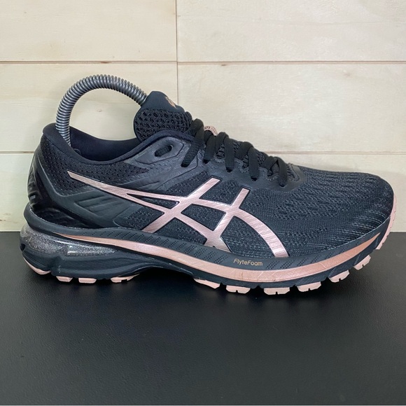 Asics GT-2000 9 Black Rose Gold Women's Size 8 Running Shoes Sneakers 1012B073 - Picture 1 of 11